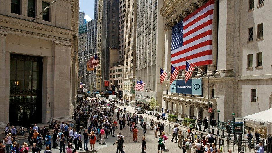 Newyorská burza na Wall Street