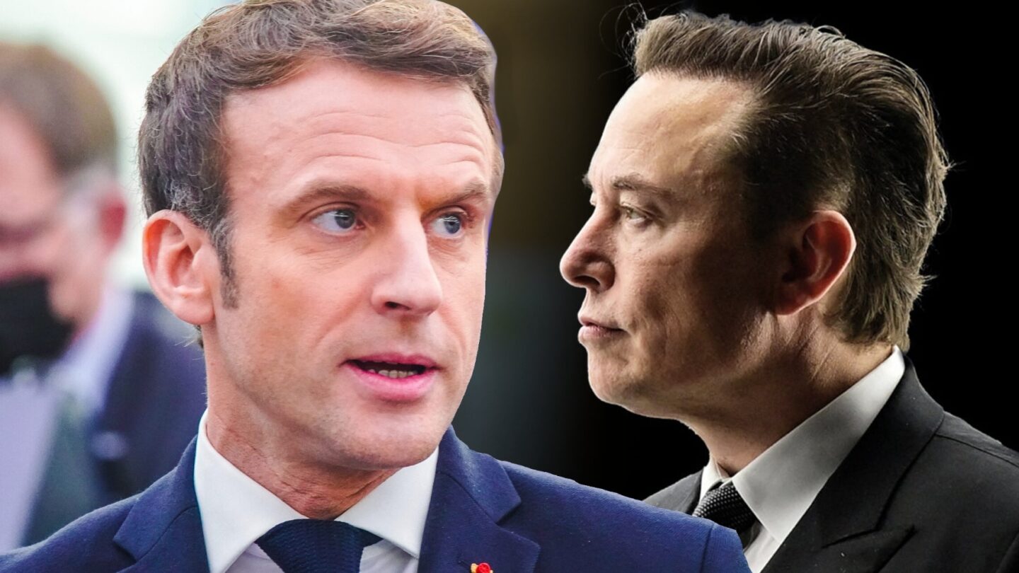 Emmanuel Macron, Elon Musk