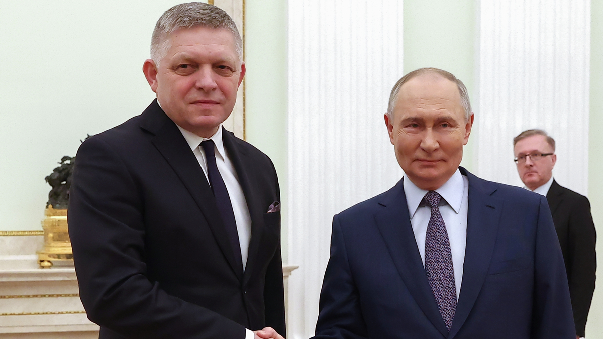 Robert Fico na předvánoční návštěvě u Vladimira Putina