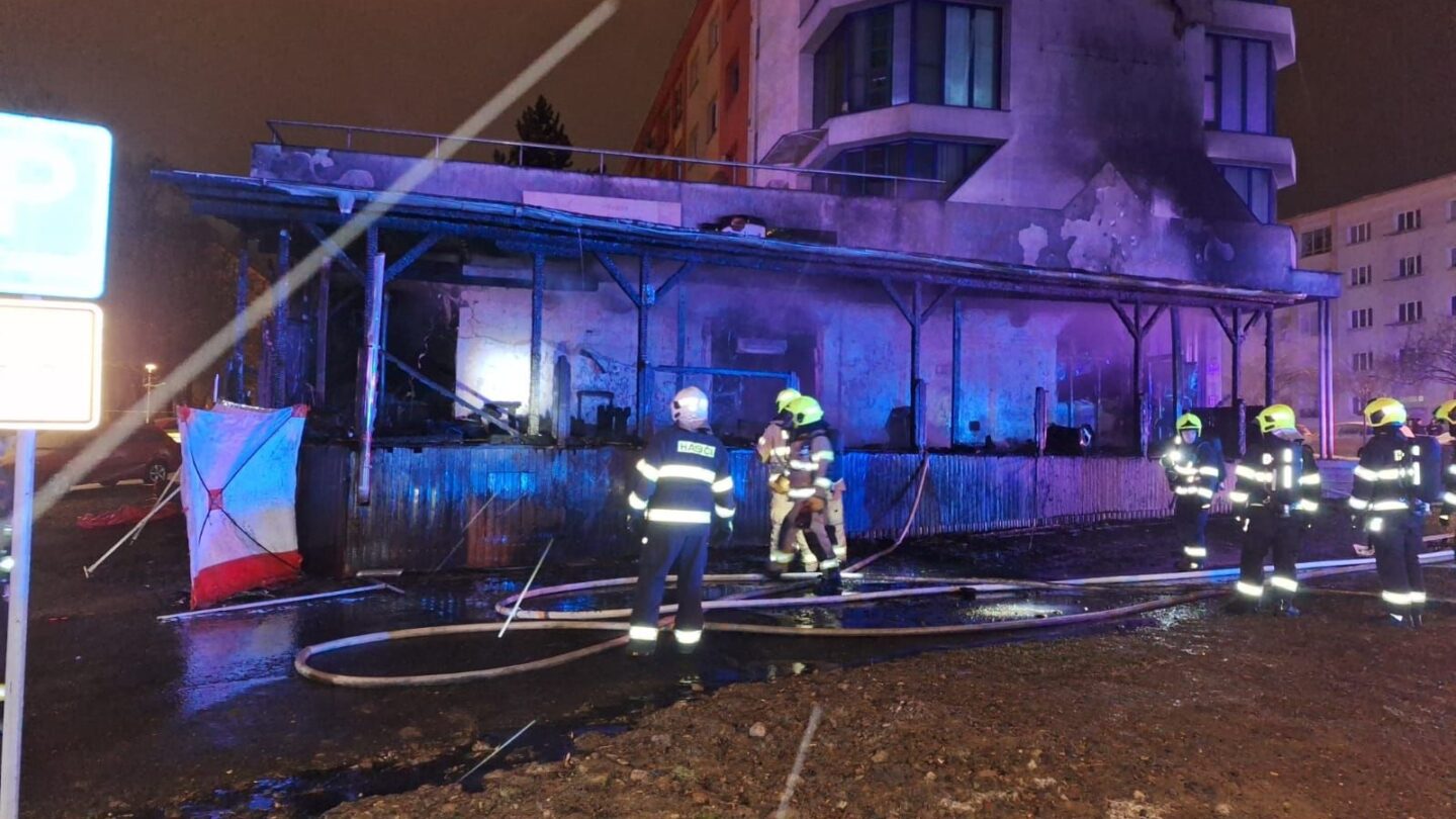 Následky výbuchu a požáru v restauraci U Kojota