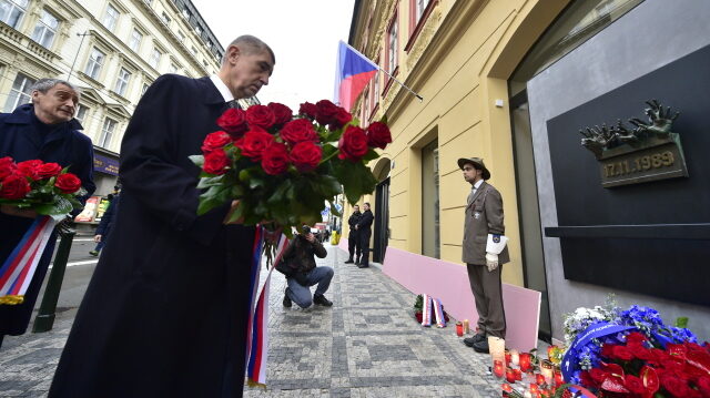 Andrej Babiš na Národní třídě