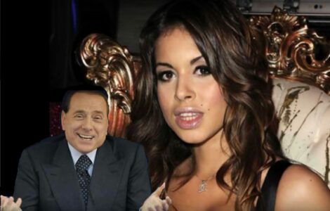 Expremiér Berlusconi a tanečnice Ruby, slavná aktérka jeho kauzy.